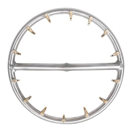 The Outdoor Plus 36 Stainless Steel Round Bullet Burner OPT-BRDSS36